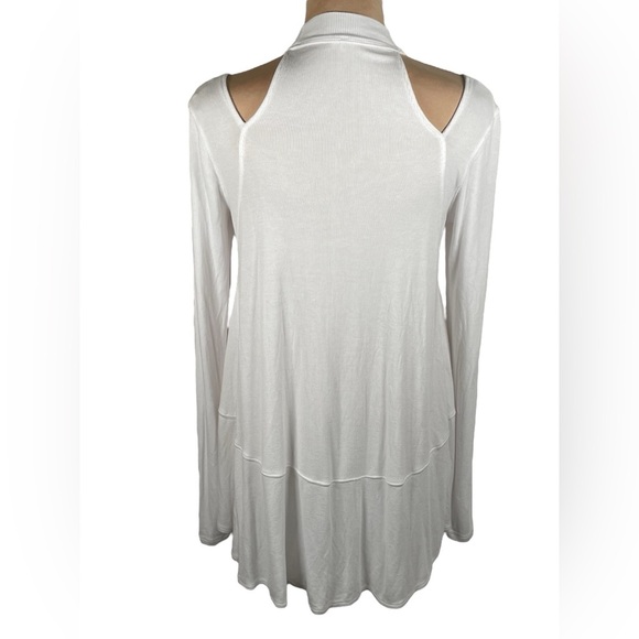 Free People Downtown Girl Cutout Tunic Ivory Size Small - Picture 4 of 11